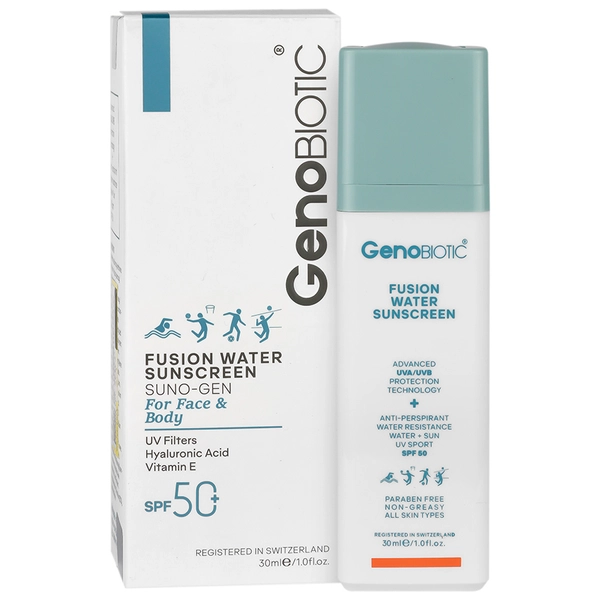 ضد آفتاب فیوژن واتر ژنوبایوتیک SPF50 | سبک و آبرسان
