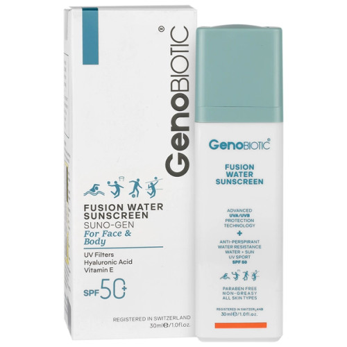 ضد آفتاب فیوژن واتر ژنوبایوتیک SPF50 | سبک و آبرسان